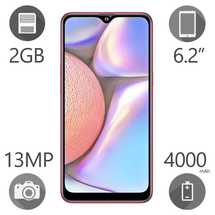 گوشی موبایل سامسونگ مدل Galaxy A10s دو سیم کارت ظرفیت 32 گیگ رم 2 پک 10 تایی