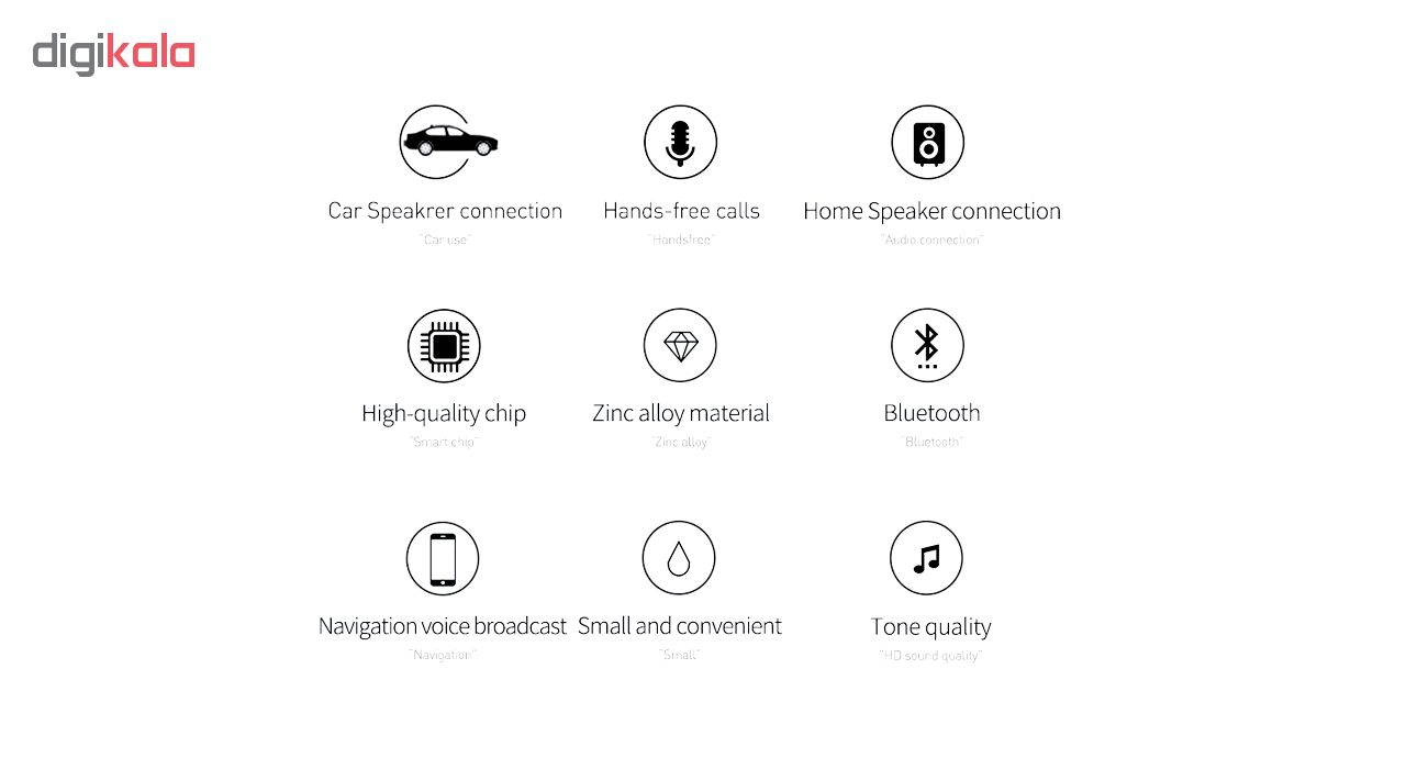 گیرنده بلوتوث موزیک بیسوس مدل BA01 گیرنده بلوتوث موزیک بیسوس مدل BA01