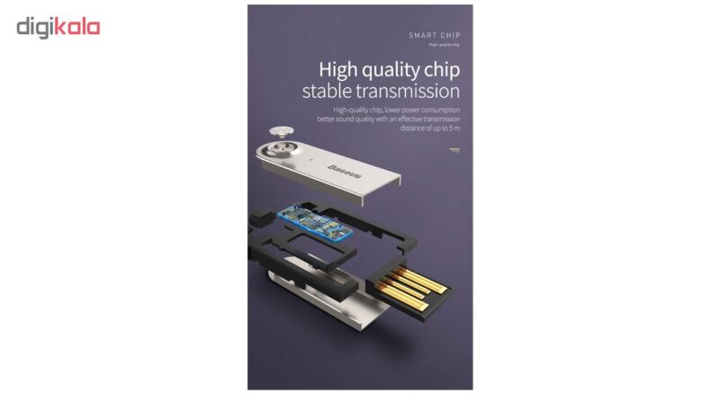 گیرنده بلوتوث موزیک بیسوس مدل BA01