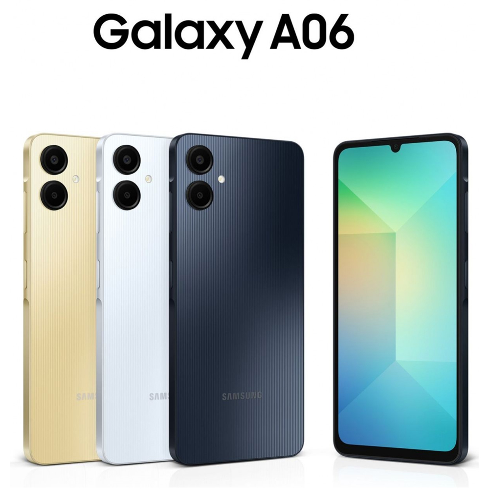 گوشی موبایل سامسونگ مدل Galaxy A06 دو سیم کارت ظرفیت 128 گیگابایت و رم 4 گیگابایت گوشی موبایل سامسونگ مدل Galaxy A06 دو سیم کارت ظرفیت 128 گیگابایت و رم 4 گیگابایت