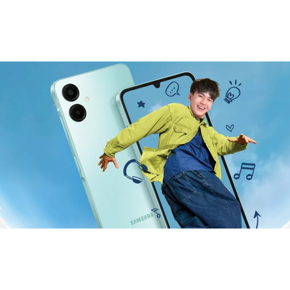 گوشی موبایل سامسونگ مدل Galaxy A06 دو سیم کارت ظرفیت 128 گیگابایت و رم 4 گیگابایت گوشی موبایل سامسونگ مدل Galaxy A06 دو سیم کارت ظرفیت 128 گیگابایت و رم 4 گیگابایت