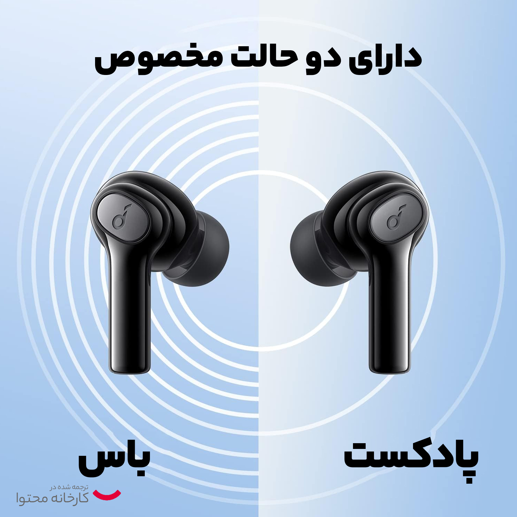 هدفون بلوتوثی انکر مدل Life P2i